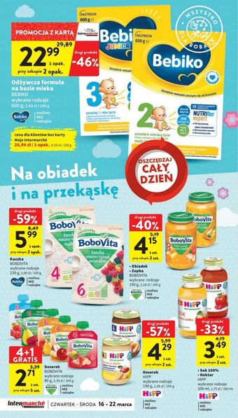 Intermarche Mleko 3 bebiko junior oferta