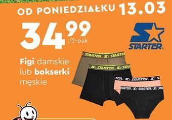 Biedronka Bokserki męskie starter oferta