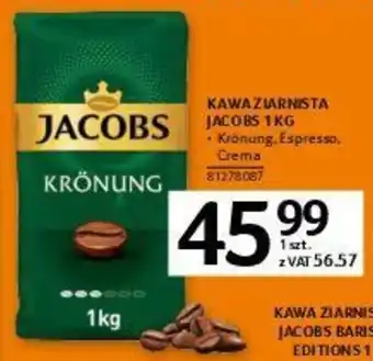 Selgros Jacobs Kawa ziarnista 1kg oferta