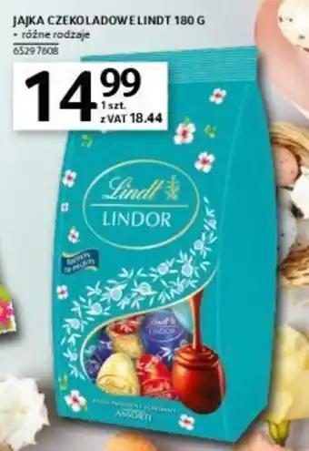 Selgros Lindt jajka czekoladowe 180g oferta