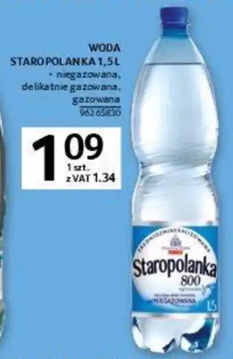 Selgros Staropolanka Woda 1,5l oferta