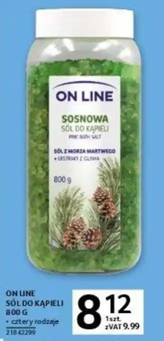 Selgros On Line Sól do kąpieli 800g oferta