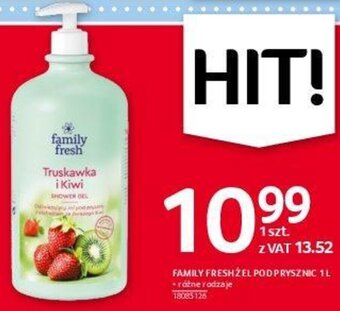 Selgros Family Fresh Żel pod prysznic 1l oferta