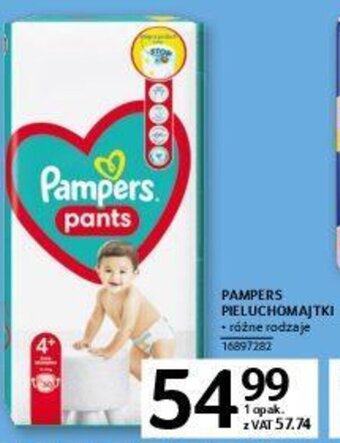 Selgros Pampers Pieluchomajtki oferta