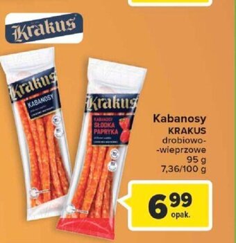 Carrefour Krakus Kabanosy 95g oferta