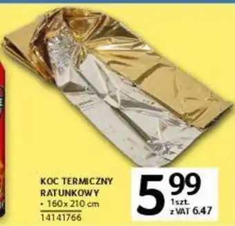 Selgros Koc termiczny ratunkowy 160x210cm oferta