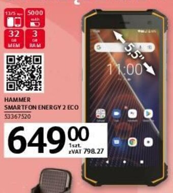 Selgros Hammer Smartfon Energy 2 Eco oferta