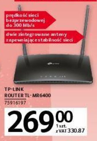 Selgros TP-Link Router TL-MR6400 oferta