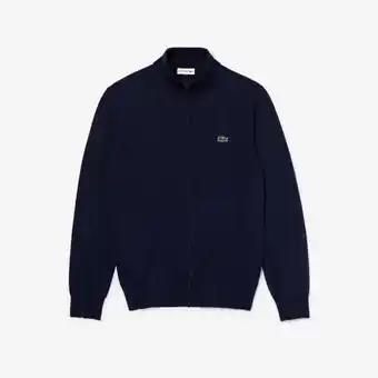 Lacoste Lacoste męski sweter z bawełny organicznej ze stójką i zamkiem błyskawicznym oferta