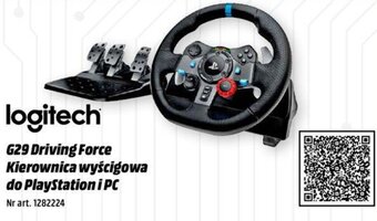 Media Markt Logitech G29 Driving Force Kierownica wyścigowa do PlayStation i PC oferta