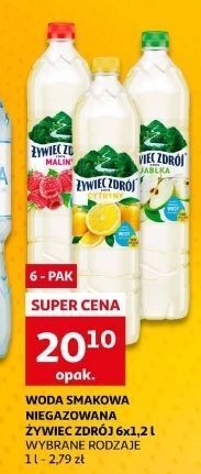Auchan Woda cytrynowa żywiec zdrój z nutą... oferta