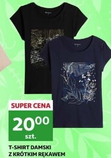 T-shirt damski z krótkim rękawem