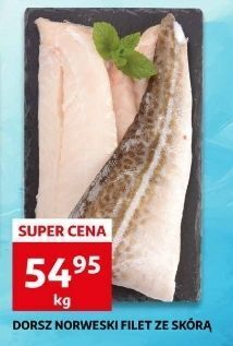 Auchan Dorsz norweski filet ze skórą oferta