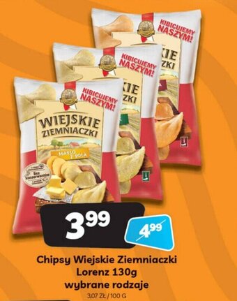 Delfin Chipsy Wiejskie Ziemniaczki 130g oferta