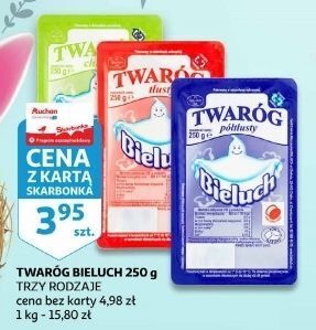Auchan Twaróg chudy bieluch oferta