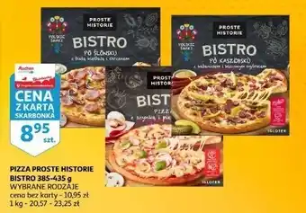 Auchan Pizza z szynką i pieczarkami iglotex proste historie bistro oferta