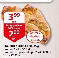 Auchan Ciastko z morelami oferta