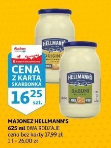 Auchan Majonez oryginalny hellmann's oferta
