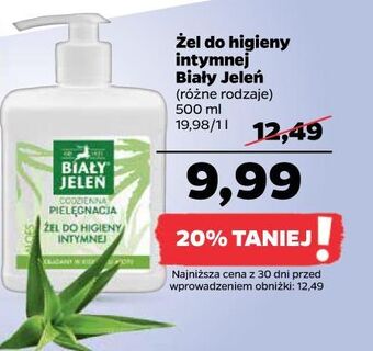 Netto Żel do higieny intymnej aloes biały jeleń oferta