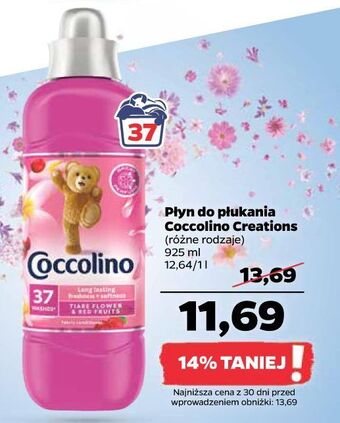 Netto Płyn do płukania tiare flower & red fruits coccolino creations oferta