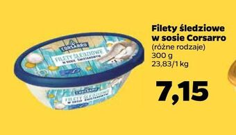 Netto Filety śledziowe w sosie śmietankowym corsarro oferta