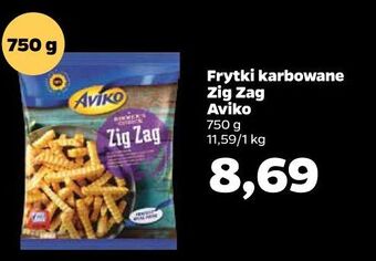 Netto Frytki karbowane aviko zig zag oferta