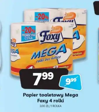 Delfin Papier toaletowy Mega Foxy 4 rolki oferta