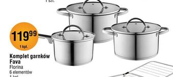 E.Leclerc Komplet garnków fava florina (florentyna) oferta
