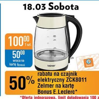 E.Leclerc Czajnik zck8011i zelmer oferta