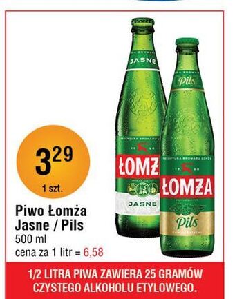 E.Leclerc Piwo łomża jasne (dawniej export) oferta