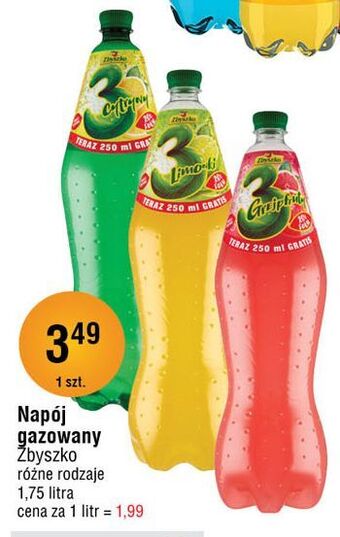 E.Leclerc Napój zbyszko 3 cytryny oferta