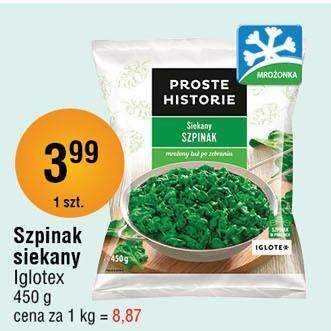 E.Leclerc Szpinak siekany iglotex proste historie oferta
