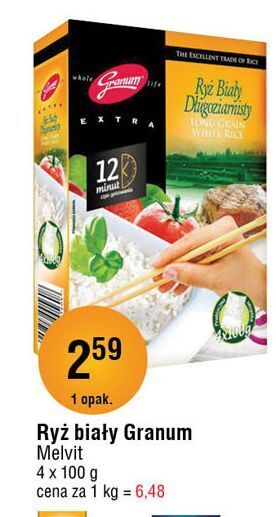 E.Leclerc Ryż biały długoziarnisty granum oferta