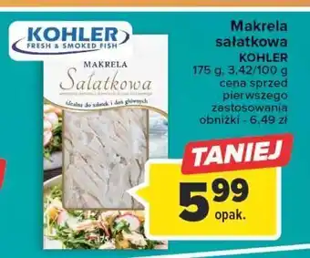 Carrefour Makrela sałatkowa wędzona kohler oferta