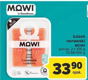 Carrefour Łosoś świeży mowi pure oferta
