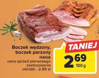 Carrefour Boczek parzony haga oferta