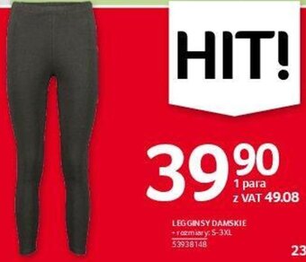 Selgros Legginsy damskie oferta