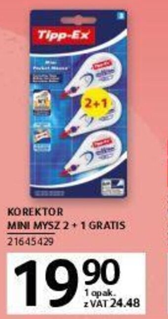 Selgros Korektor mini mysz 2+1 gratis oferta