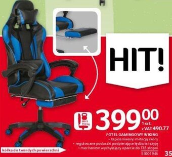 Fotel gamingowy Wiking