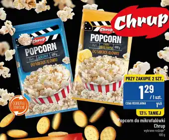 Polomarket Chrup Popcorn do mikrofalówki 100g oferta