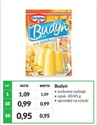 Makro Dr.Oetker Budyń 40/45g oferta