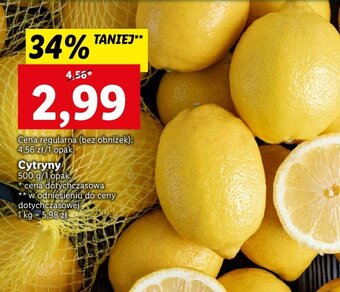 Lidl Cytryny 500g oferta