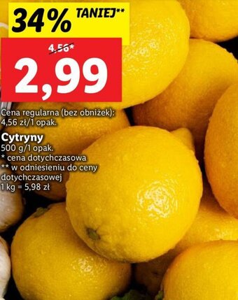 Lidl Cytryny 500g oferta