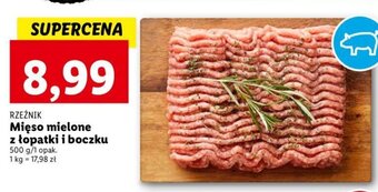 Lidl Rzeźnik Mięso mielone z łopatki i boczku 500g oferta
