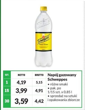 Makro Schweppes Napój gazowany 0,85l oferta