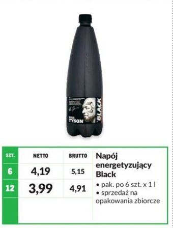 Makro Black Napój energetyzujący 1l oferta