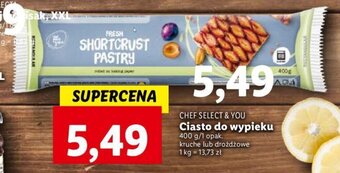 Lidl Chef select & you ciasto do wypieku 400g oferta