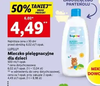 Lidl Lupilu Mleczko pielęgnacyjne dla dzieci 500ml oferta