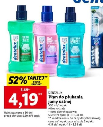 Lidl Dentalux Płyn do płukania jamy ustnej 500ml oferta