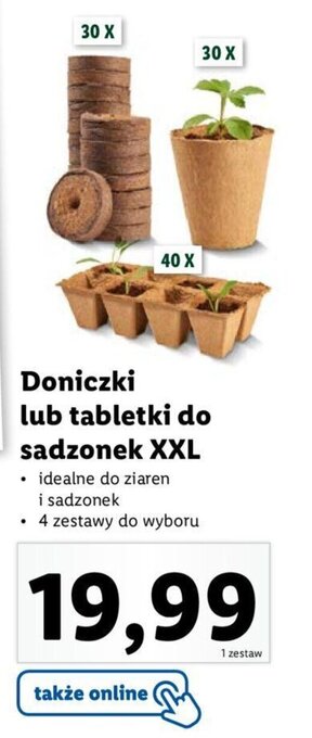 Lidl Parkside Doniczki lub tabletki do sadzonek XXL oferta